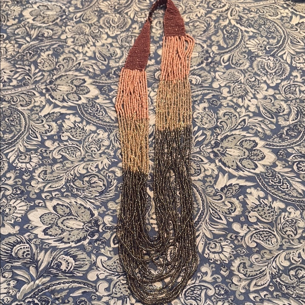 Elegant Multicolor Beaded Necklace